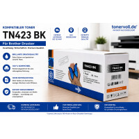 Kompatibler XL Toner für Brother TN-423K Schwarz (HC) – Für MFC-L8690CDW / HL-L8260CDW (4.000 Seiten)