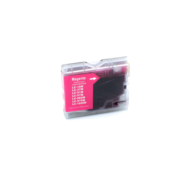 Kompatibel zu BROTHER LC1000 LC970 XXL, Magenta