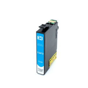 Kompatibel Druckerpatrone zu EPSON T3472 34XL, Cyan, 12 ml