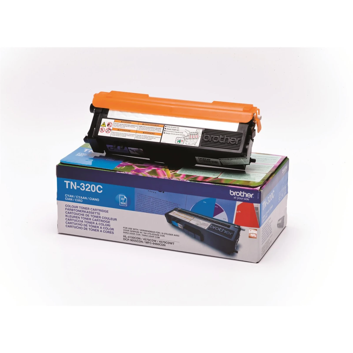 Original Toner BROTHER TN-320C, 1.500 Seiten, OVP