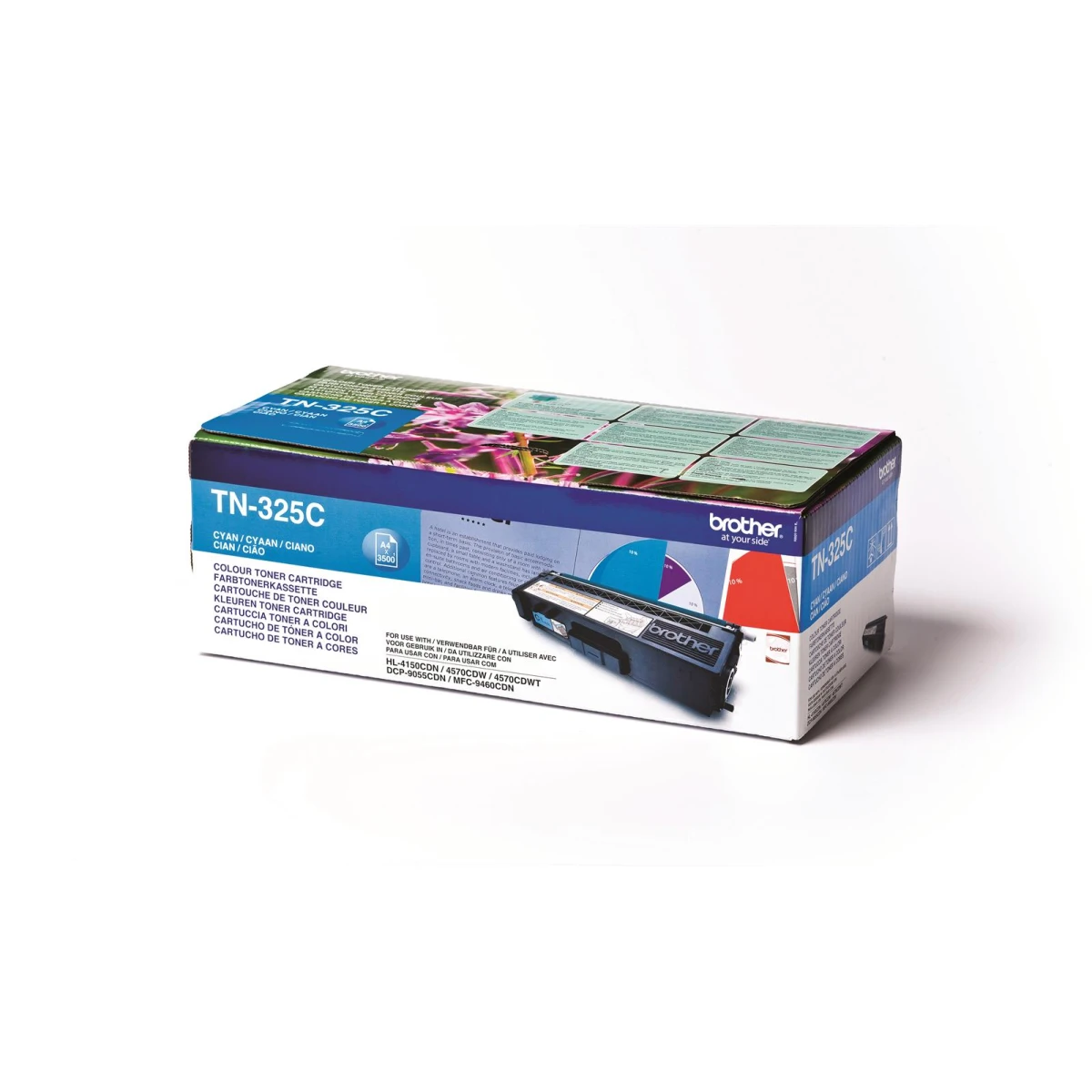 Original Toner BROTHER TN-325C, 3.500 Seiten, OVP