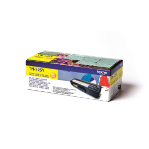 Original Toner BROTHER TN-325Y, 3.500 Seiten, OVP