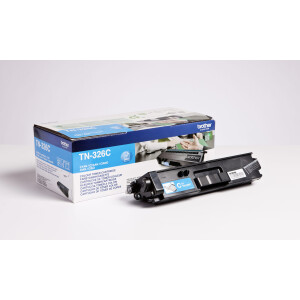 Original Toner BROTHER TN-326C, 3.500 Seiten, OVP