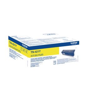 Original Toner BROTHER TN-421Y, 1.800 Seiten, OVP