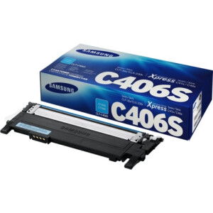 Original Toner,SAMSUNG CLT-C406S, Cyan, 1.000 Seiten, OVP