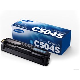 Original Toner SAMSUNG CLT-C504S, Cyan, 1.800 Seiten, OVP