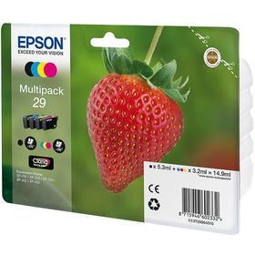 Original Multipack 4x Druckerpatrone  Epson T2986, Nr.29, CMYK, OVP