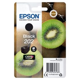 Origina Druckerpatronel Epson C13T02E14010,T 02E140, Nr. 202 Schwarz, 250 Seiten, OVP