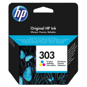 Original Druckerpatrone HP 303, T6N01AE, Color, 4ml/165...