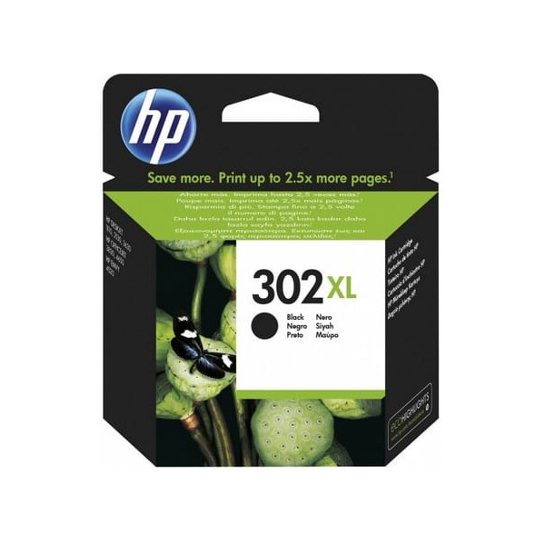 Original Druckerpatrone HP 302XL, F6U68AE, 430 Seiten BK OVP