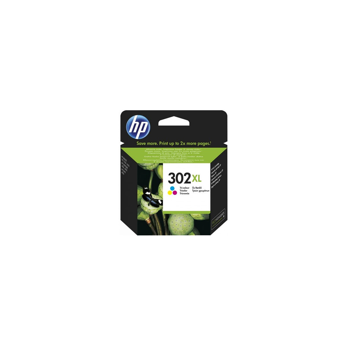 Original Druckerpatrone HP 302XL, F6U67AE, 300 Seiten,...
