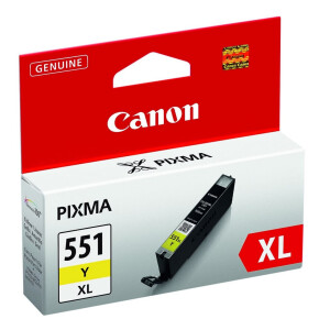 Original Druckerpatrone CANON CLI-551Y XL, Y OVP