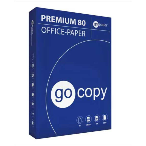 Multifunktionales Druckerpapier A4 GOPAPER GO COPY PREMIUM 80g, 500 Blatt