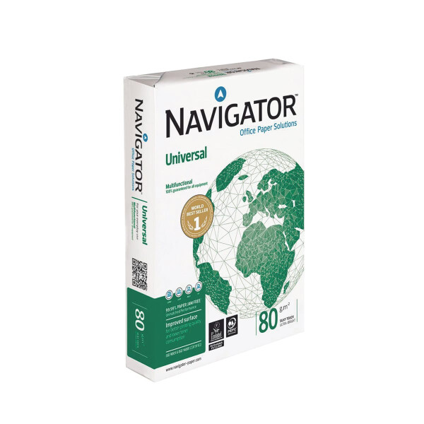Universal Kopierpapier Papier A4, NAVIGATOR, 80g, 500 Blatt