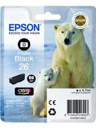 Original Druckerpatrone EPSON T2611, 26 Photo BK, 4,7ml, OVP