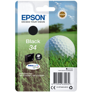 Original Druckerpatrone EPSON T3461, 34, Schwarz, 350...