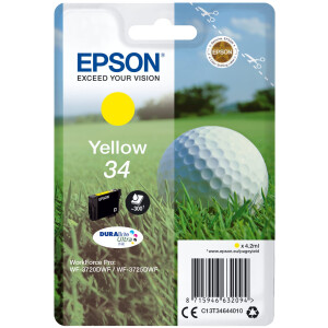 Original Druckerpatrone EPSON T3464, 34, Gelb, 300...