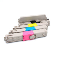 Kompatibel SparSet Toner zu OKI C310 MC361, CMYK