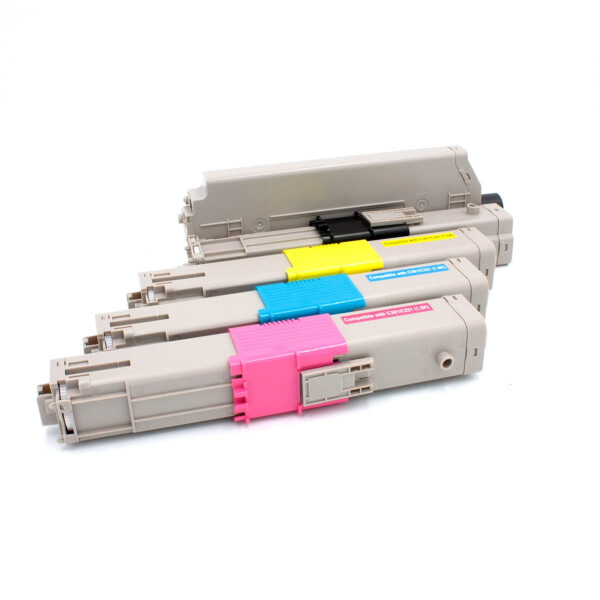 Multipack 4x Alternative Toner zu OKI C332 XL C363 XL, CMYK
