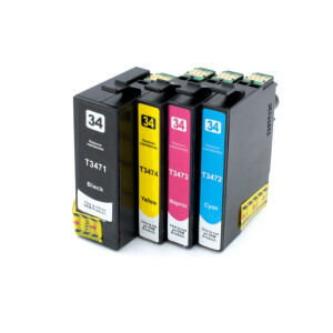 Kompatibel SparSet (Multipack) zu EPSON 34XL, CMYK