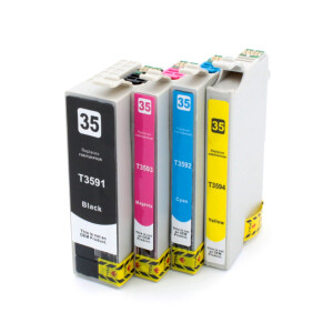 Kompatibel SparSet Druckerpatronen zu EPSON 35XL, CMYK