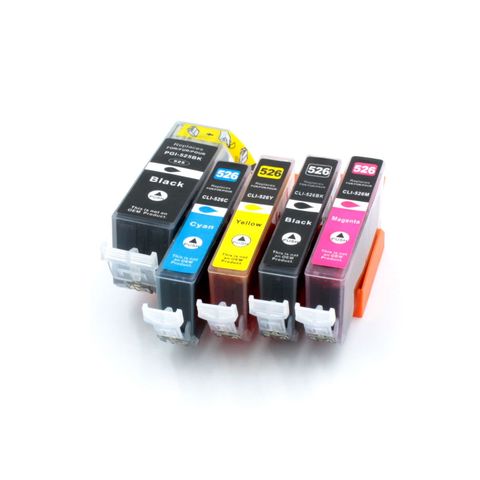 Kompatibel SparSet Druckerpatronen zu CANON PGI525 / CLI526, 1x PGI525 BK und 4x CLI526 CMYK