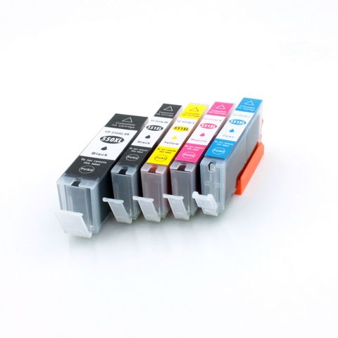 Kompatibel SparSet Druckerpatronen zu CANON PGI550XL / CLI551XL, 1x PGI550XL BK und 4x CLI551XL CMYK