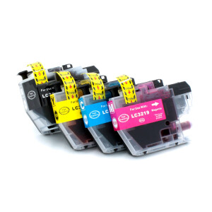 Kompatibel SparSet Druckerpatronen zu BROTHER LC 3219, CMYK