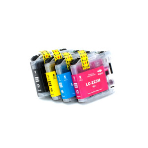 Kompatibel SparSet Druckerpatronen zu BROTHER LC223XL, CMYK