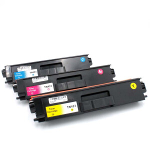 Kompatibel SparSet Toner zu BROTHER TN-421 TN-423, XL CMY
