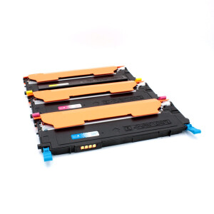 Kompatibel SparSet Toner zu SAMSUNG CLT-K4072S CLX-3185, CMY