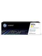 Original Toner HP CF542X 203X, Gelb, 2.500 Seiten, OVP