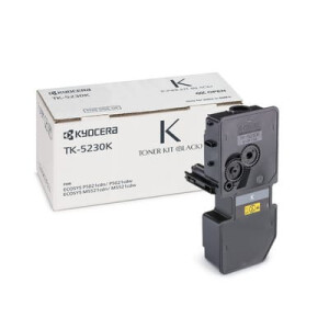 Original Toner KYOCERA TK-5230K, Schwarz, 2.600 Seiten, OVP