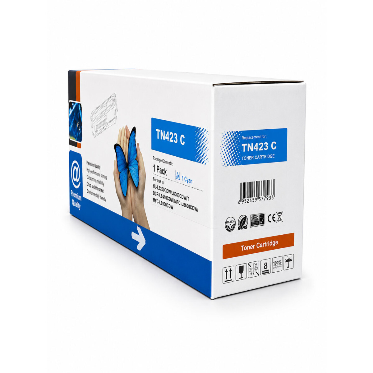 Kompatibler XL Toner f&uuml;r Brother TN-423C Cyan...
