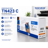 Kompatibler XL Toner für Brother TN-423C Cyan (HC) – Für MFC-L8690CDW / HL-L8260CDW (4.000 Seiten)