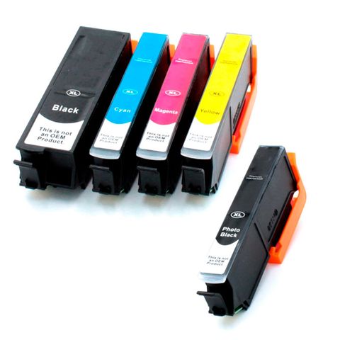 Kompatibel SparSet Druckerpatronen zu EPSON 26XL, C/M/Y/K/PK