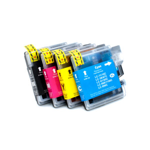 Kompatibel SparSet Druckerpatronen zu BROTHER LC985XL, CMYK