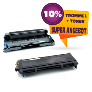 Kompatibel Sparset zu BROTHER DR2005 +TN2005 (Trommel +...