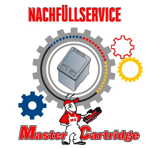 Nachfüllservice für Tintenpatrone BROTHER LC121 / LC123 C, Blau