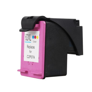 Kompatible Druckerpatrone zu HP 62XL, C2P07AE, color