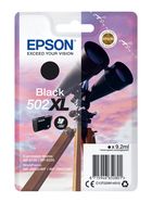 Original Druckerpatrone zu EPSON 502XL, T02W1, Schwarz, 550 Seiten