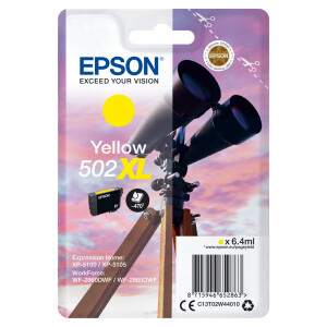 Original Druckerpatrone zu EPSON 502XL, T02W4, Yellow,...