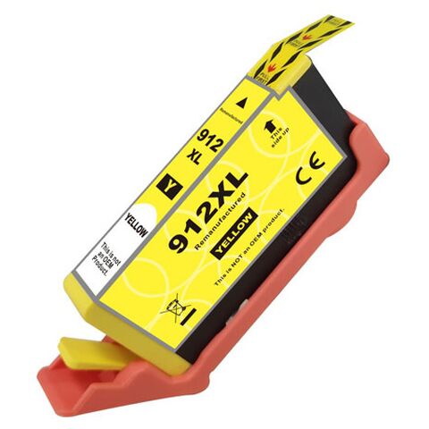 Kompatibel Tintenpatrone zu HP 912XLY, 3YL83AE Druckerpatrone, Yellow