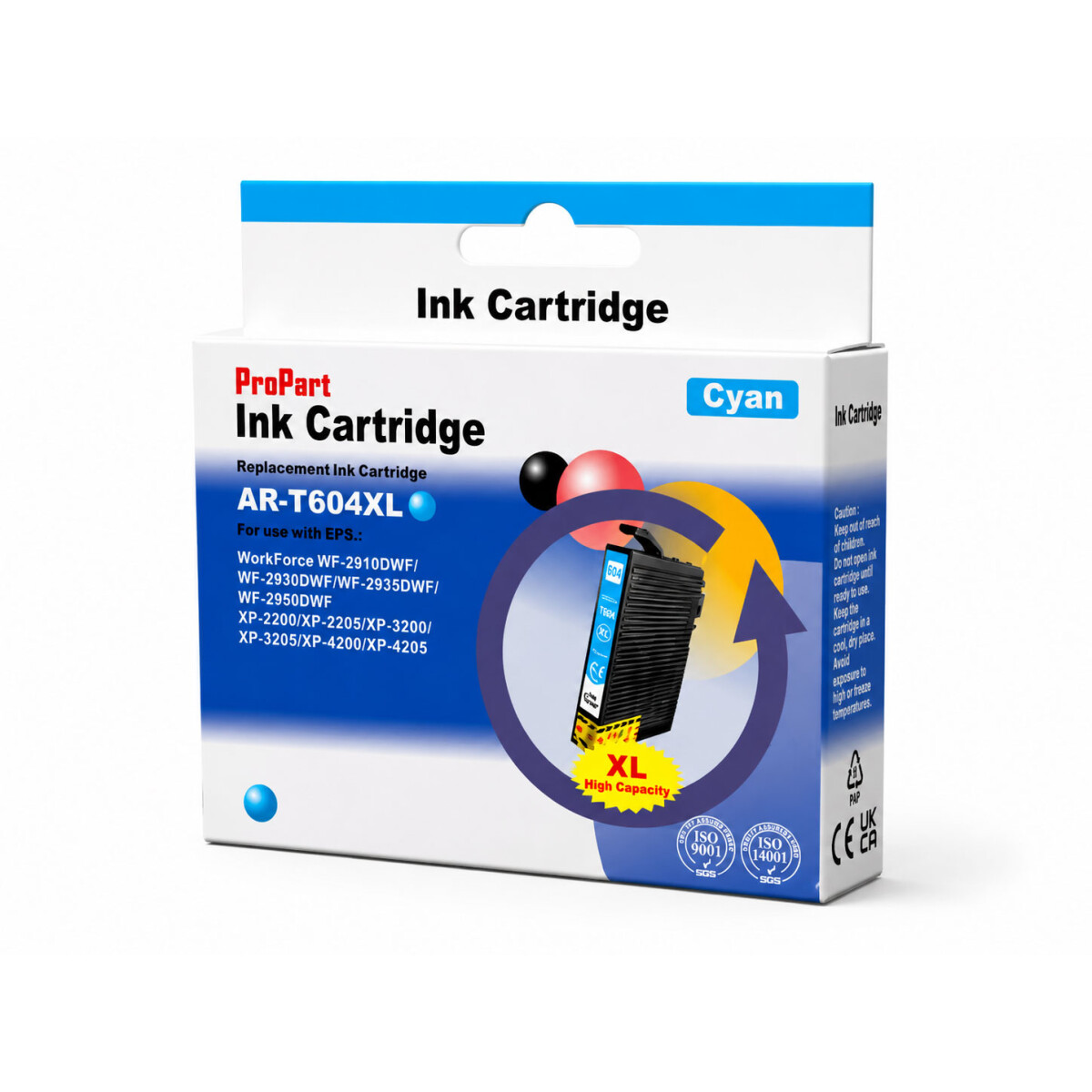 Kompatible Druckerpatrone f&uuml;r Epson 604XL Cyan...