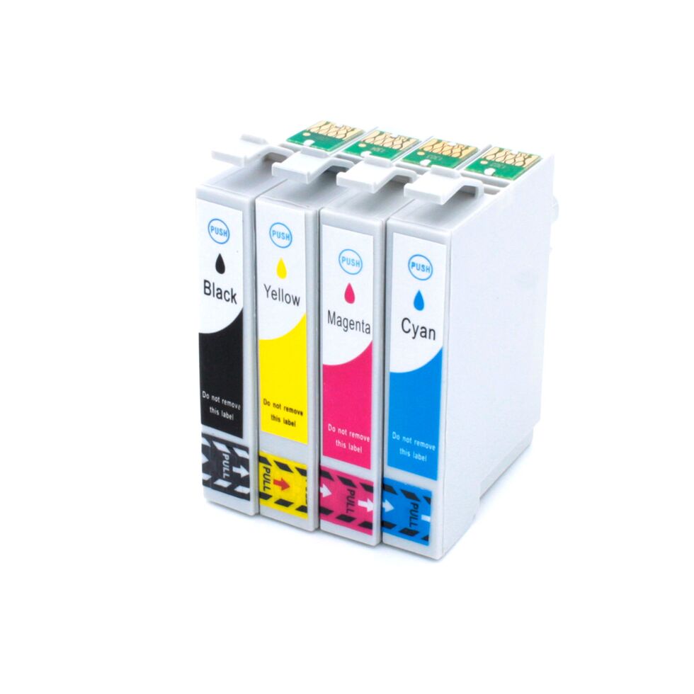 Sparset 4 x Kompatible Druckerpatrone für Epson...