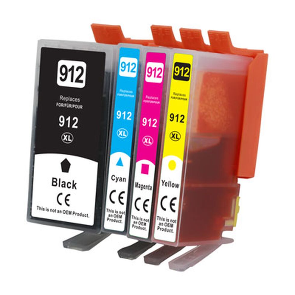 Kompatibel SparSet Druckerpatronen zu HP 912XL CMYK, 4 x...