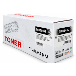 Kompatibler XL Toner für Brother TN-3600XL, Schwarz – High Capacity mit ca. 8.000 Seiten
