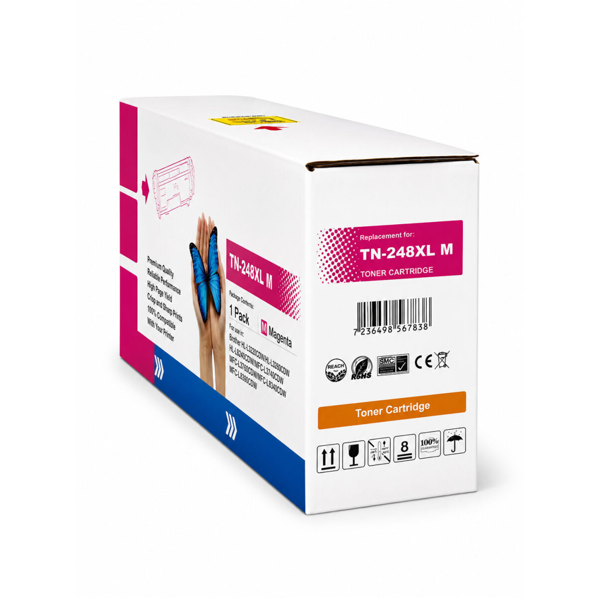 Kompatibel Toner mit CHIP zu Brother TN2 box
