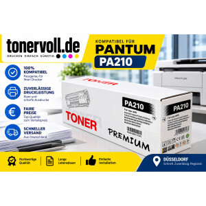 Kompatibler Toner für Pantum PA-210, Schwarz – für Pantum P2500, P2500W, M6500, M6550 & M6600 Serie