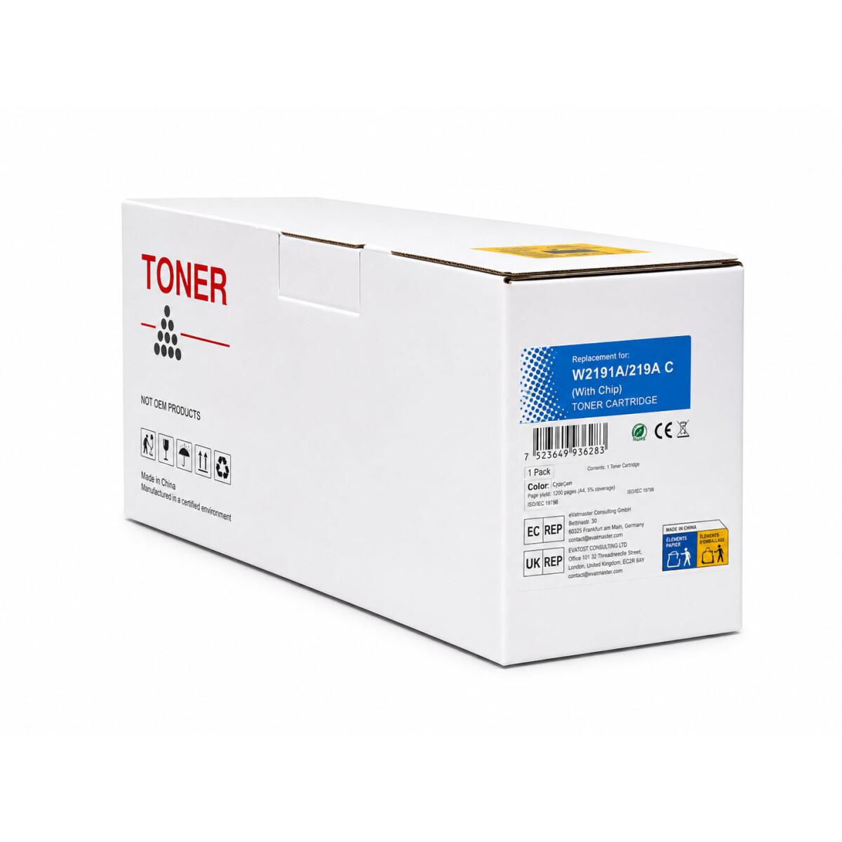 Kompatibler Toner mit Chip für HP 2 box
